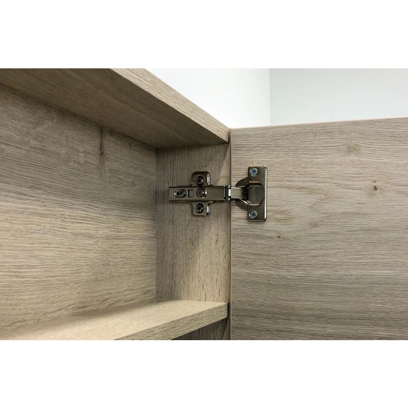 Зеркало-шкаф Comforty "Парма-80" 00004143489 дуб дымчатый