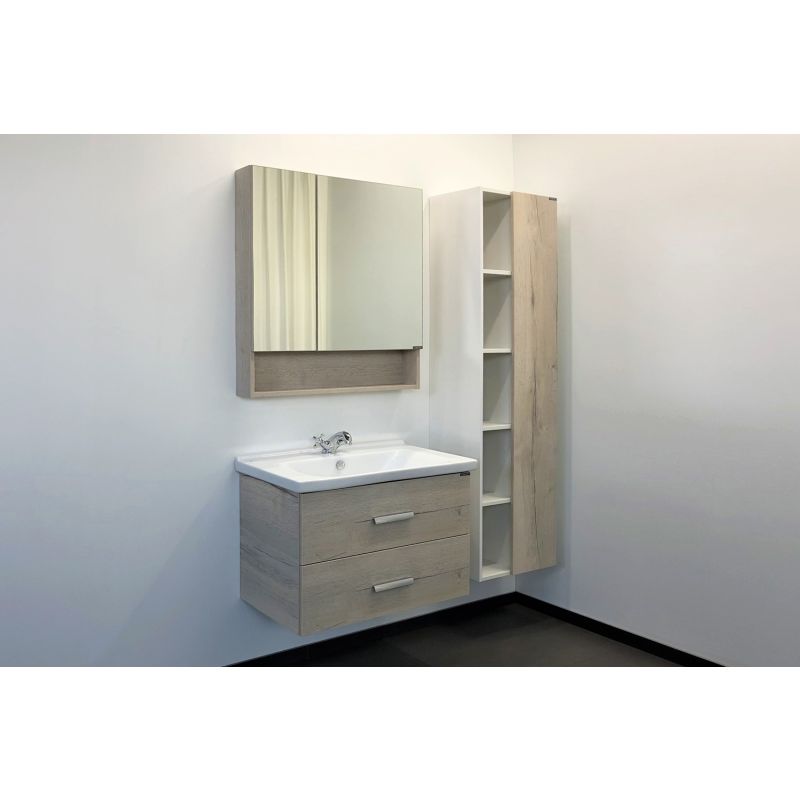 Зеркало-шкаф Comforty "Парма-80" 00004143489 дуб дымчатый