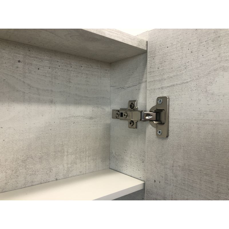 Зеркало-шкаф Comforty "Прага-60" 00004147599 дуб белый