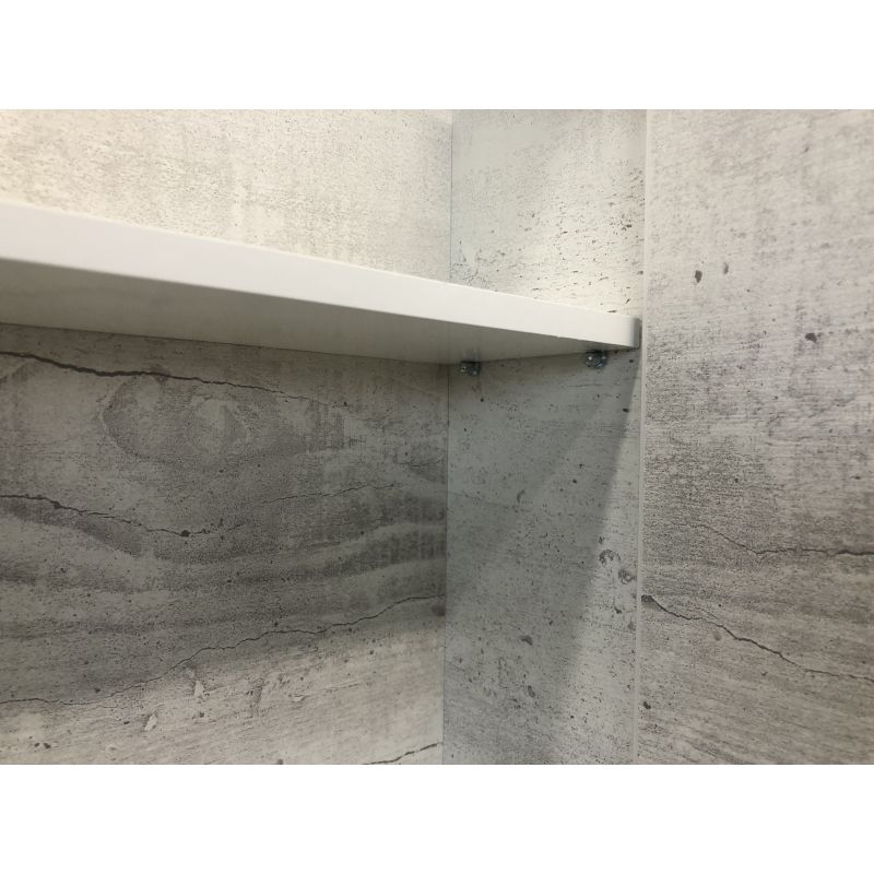 Зеркало-шкаф Comforty "Прага-60" 00004147599 дуб белый