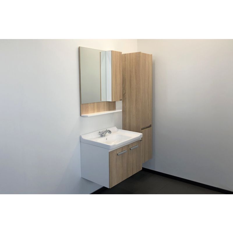 Зеркало-шкаф Comforty "Рига-70" 00004142212 дуб сонома