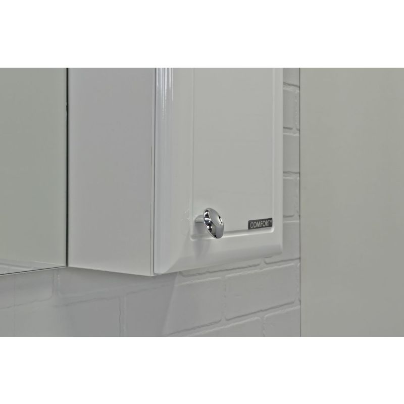 Зеркало-шкаф Comforty "Сочи-100" 00003132226 белый глянец