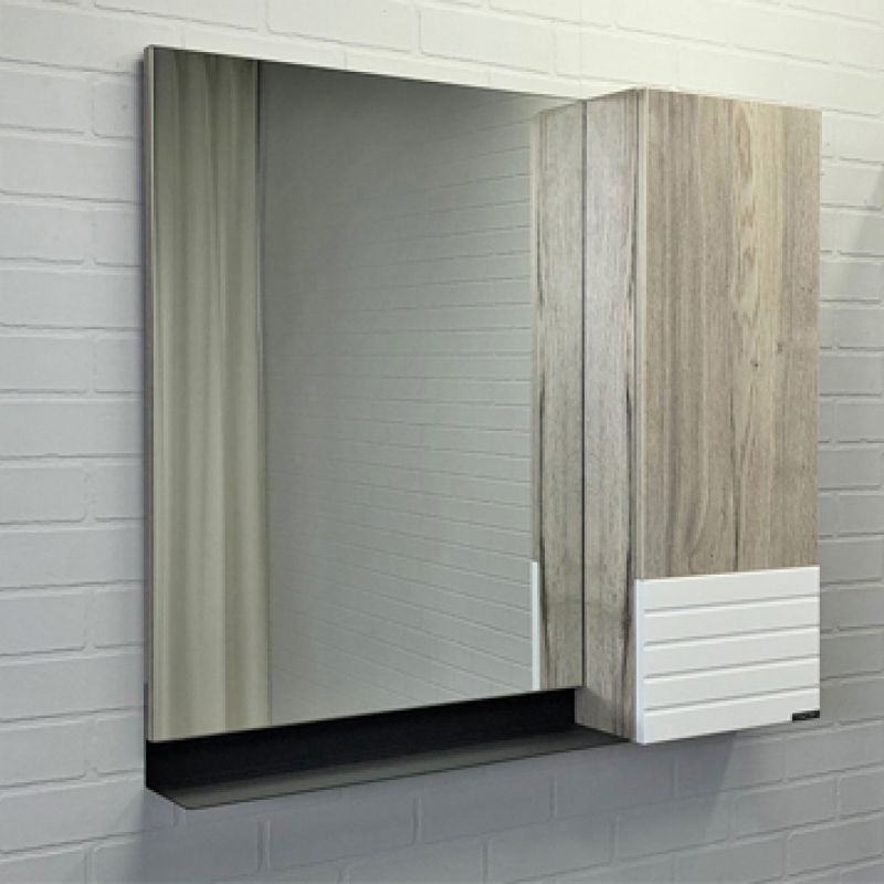 Зеркало-шкаф Comforty "Страсбург-90" 00-00006573 дуб дымчатый