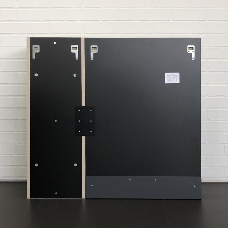 Зеркало-шкаф Comforty "Страсбург-90" 00-00006573 дуб дымчатый