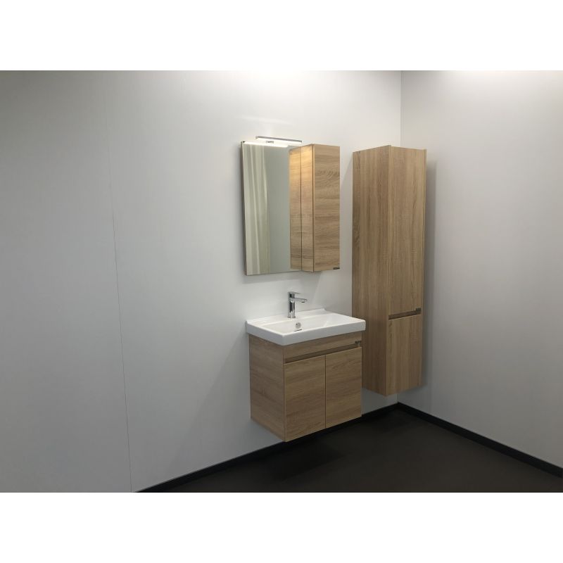 Зеркало-шкаф Comforty "Тромсе-60" 00004142221 дуб сонома