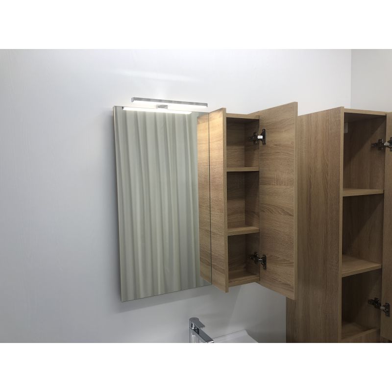 Зеркало-шкаф Comforty "Тромсе-60" 00004142221 дуб сонома