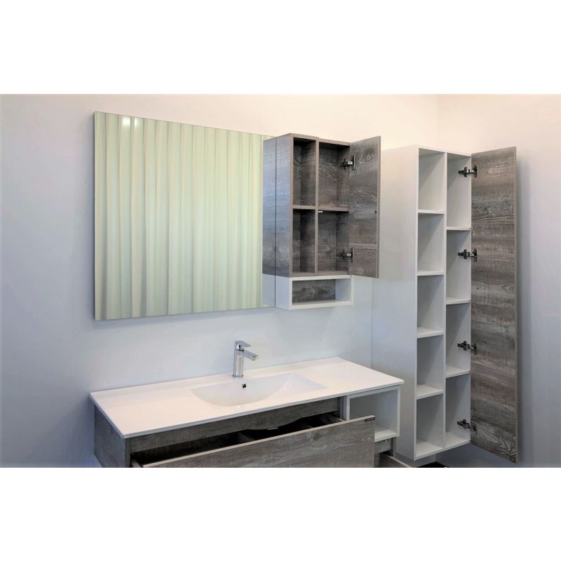 Зеркало-шкаф Comforty "Турин-120" 00004137136 дуб бежевый