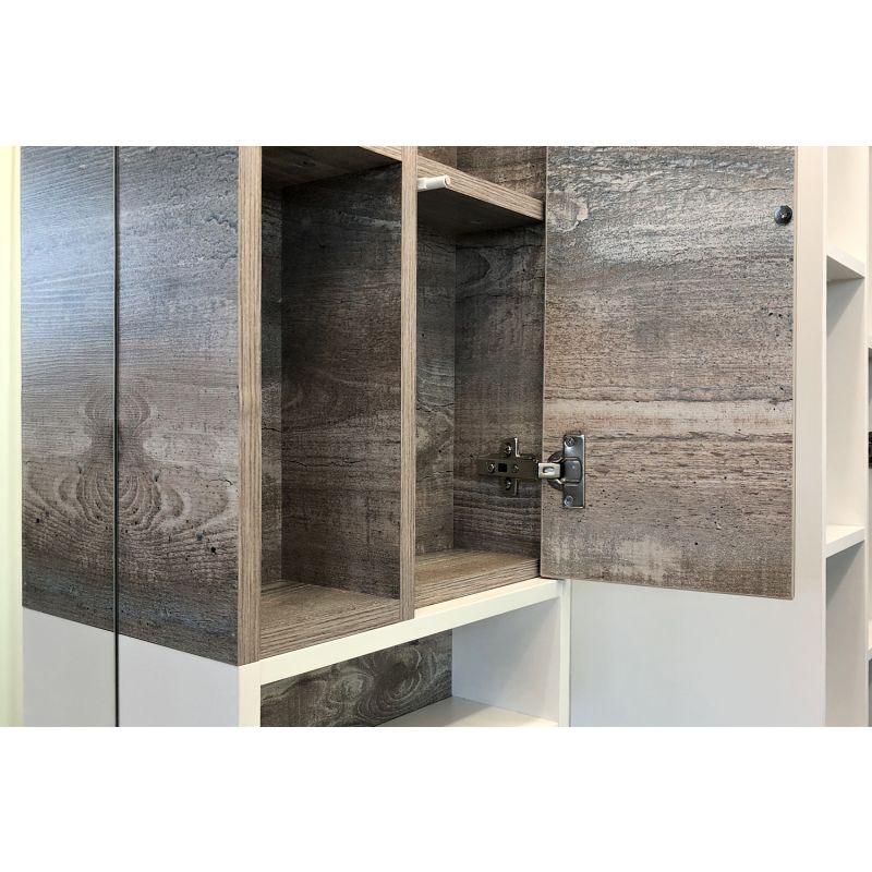 Зеркало-шкаф Comforty "Турин-120" 00004137136 дуб бежевый