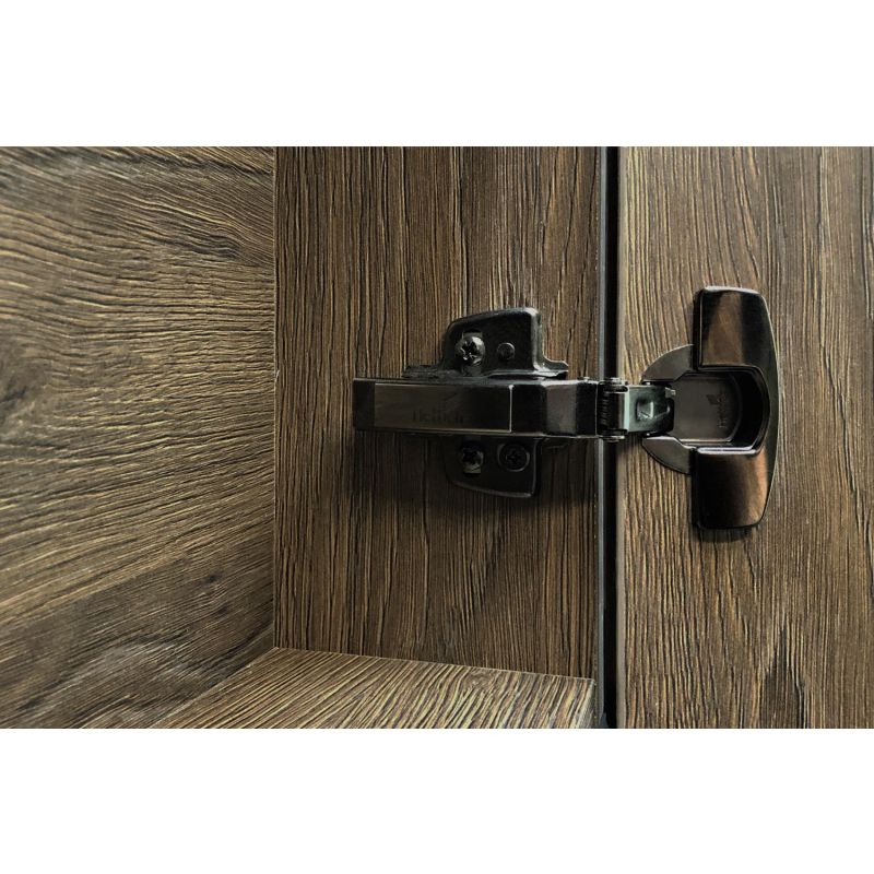 Зеркало-шкаф Comforty "Франкфурт-90" 00004150529 дуб шоколадно-коричневый