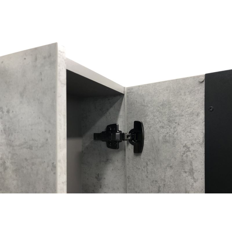 Зеркало-шкаф Comforty "Эдинбург-90" 00004147981 бетон светлый