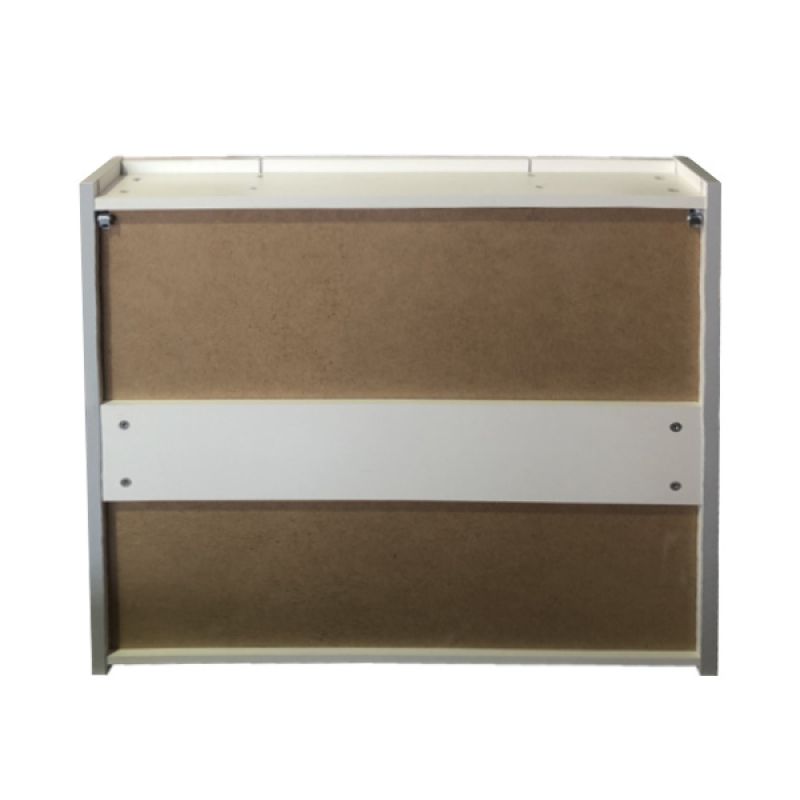 Зеркало-шкаф Comforty "Сорренто-90" 00-00001968 светло-серый