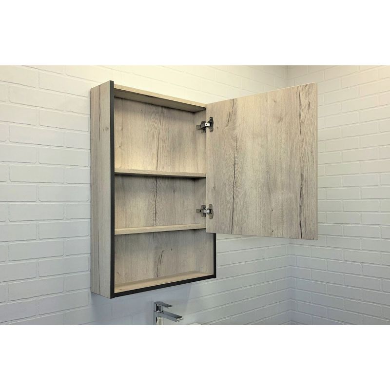 Зеркало-шкаф Comforty Вена-55 00-00009271 дуб дымчатый