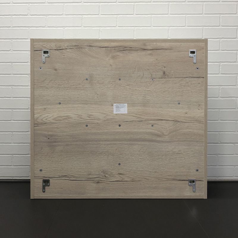 Зеркало-шкаф Comforty Клеон-90 00-00004756 Белый Дуб дымчатый