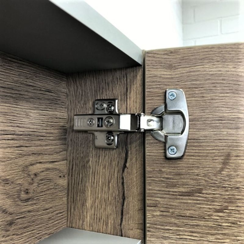 Зеркало-шкаф Comforty Никосия 60 00-00008850 дуб темный