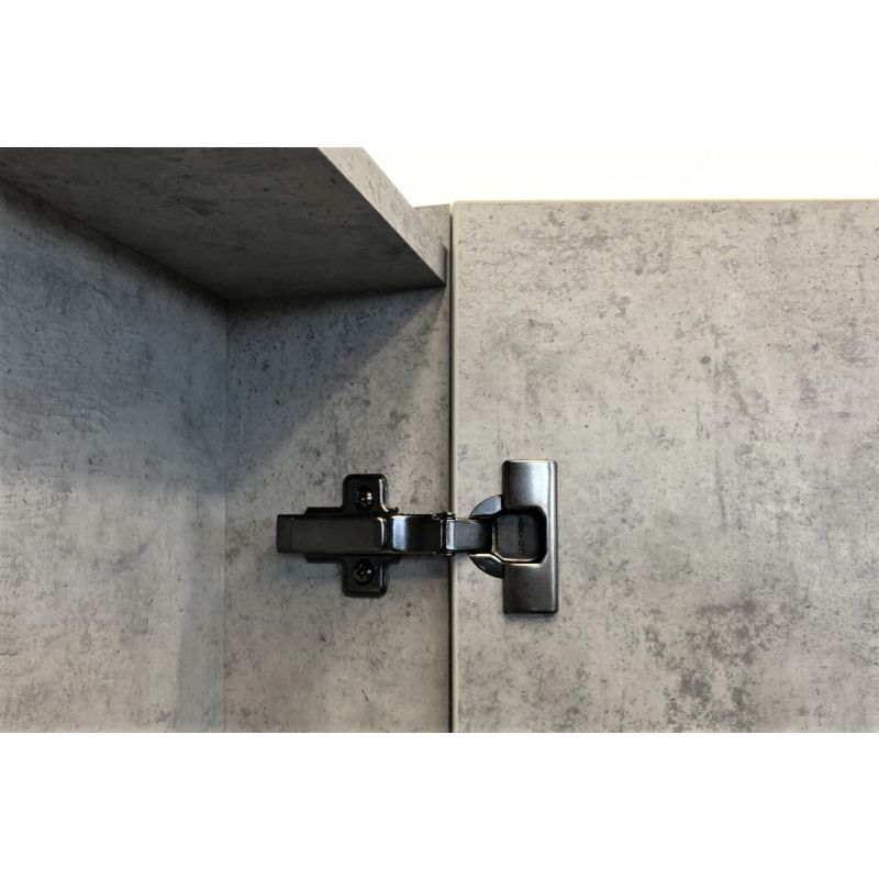 Зеркало-шкаф Comforty Осло-60 00-00006490 бетон светлый