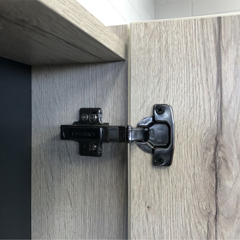 Зеркало-шкаф Comforty Порто-90 00-00009443 дуб дымчатый