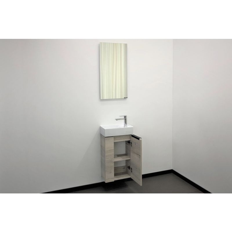 Зеркало Comforty "Асти-40" 00-00001468 дуб дымчатый 