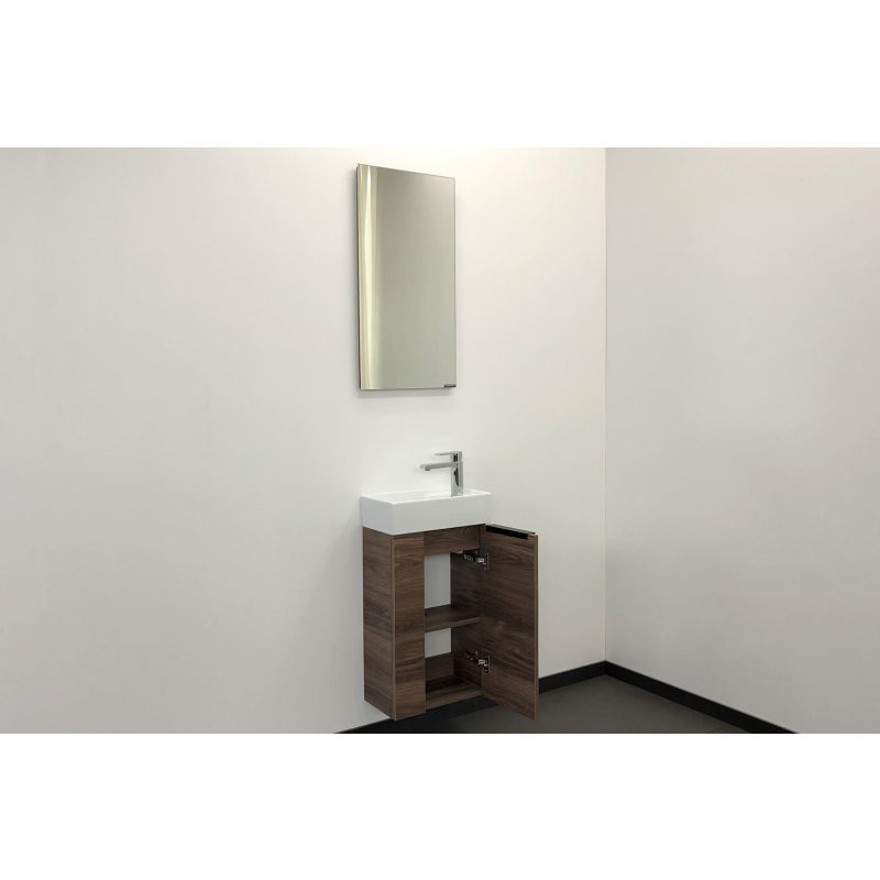 Зеркало Comforty "Асти-40" 00-00001222 дуб темно-коричневый