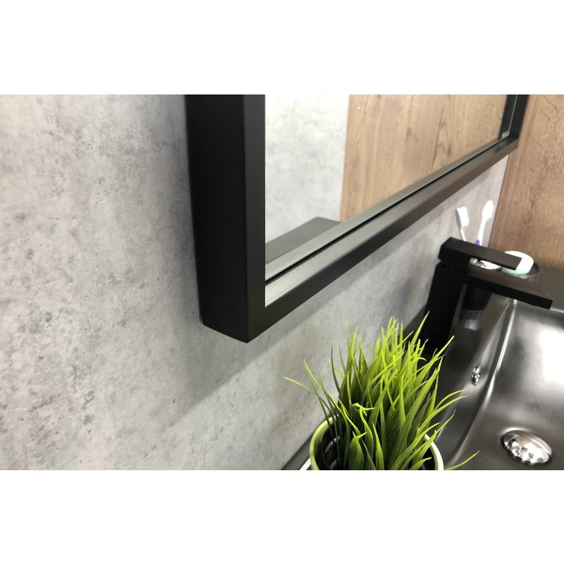 Зеркало Comforty "Бредфорд-90" 00004147988 черный