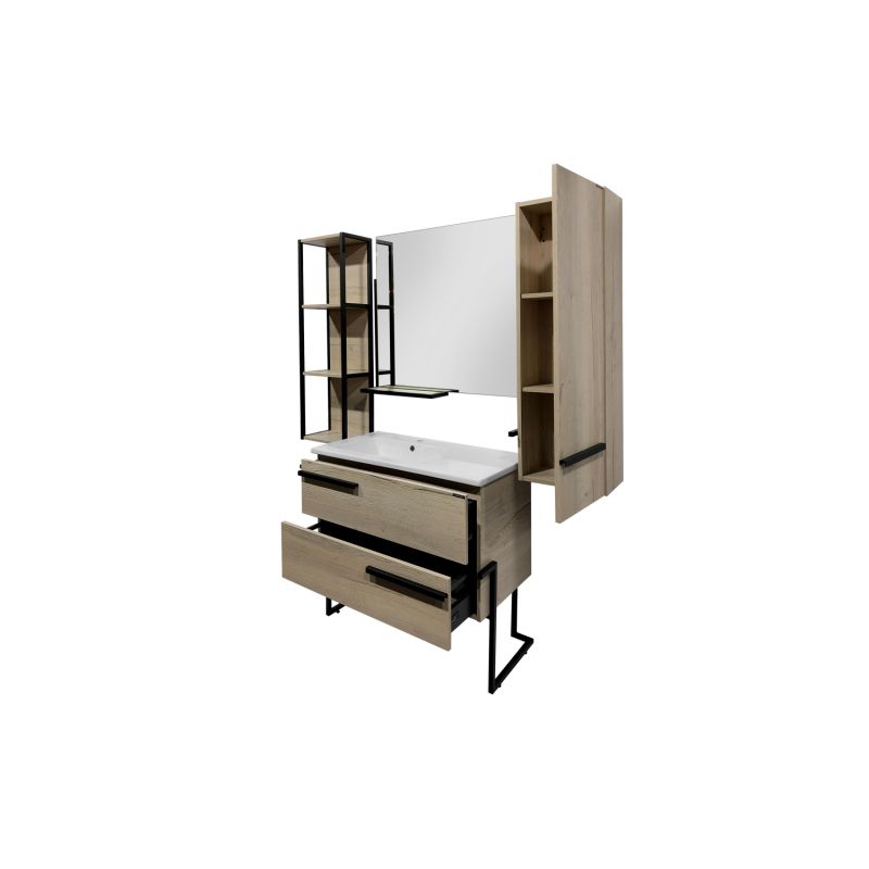 Зеркало Comforty "Дюссельдорф-90" 00004147992 Дуб дымчатый