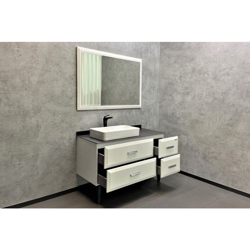 Зеркало Comforty "Империя-120"  00004143506 белый глянец