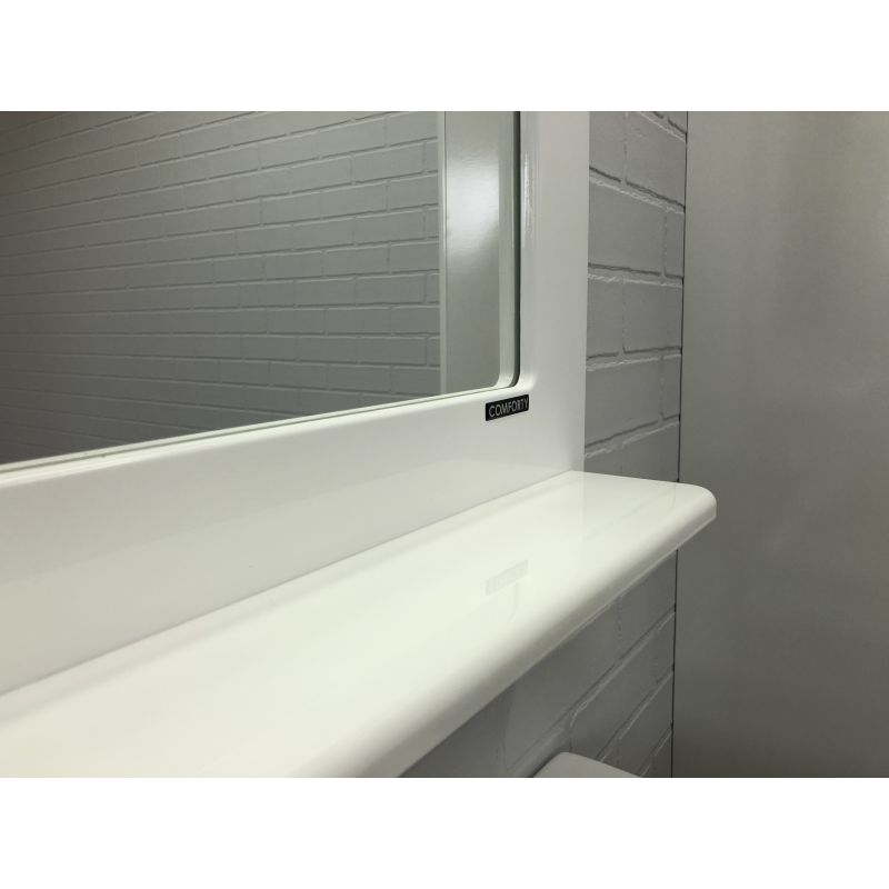 Зеркало Comforty "Монако-100" 00004136986 белый глянец