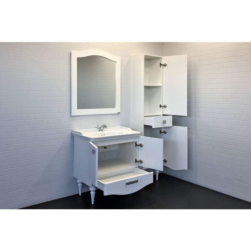 Зеркало Comforty "Монако-80" 00003129893 белый глянец