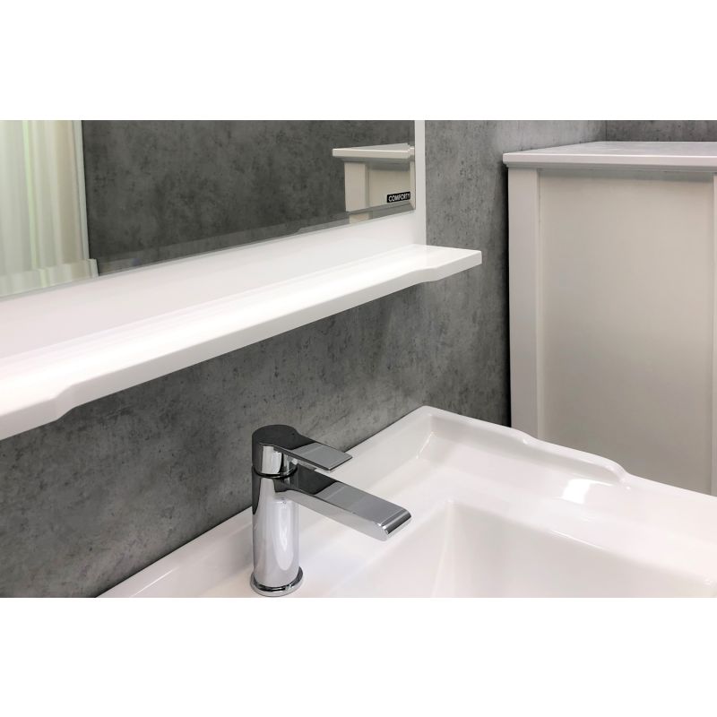 Зеркало Comforty "Тбилиси-70" 00003132631 белый глянец