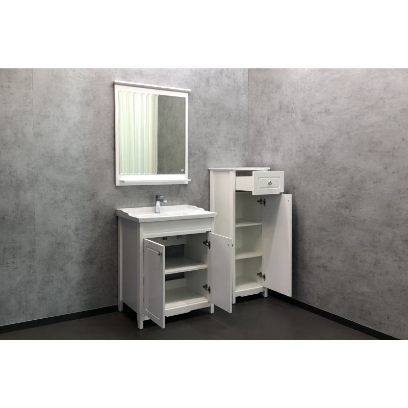 Зеркало Comforty "Тбилиси-70" 00003132631 белый глянец