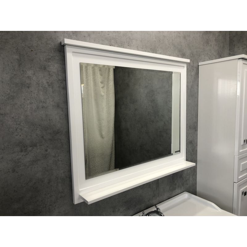 Зеркало Comforty "Феррара-100" 00004147993 белый глянец