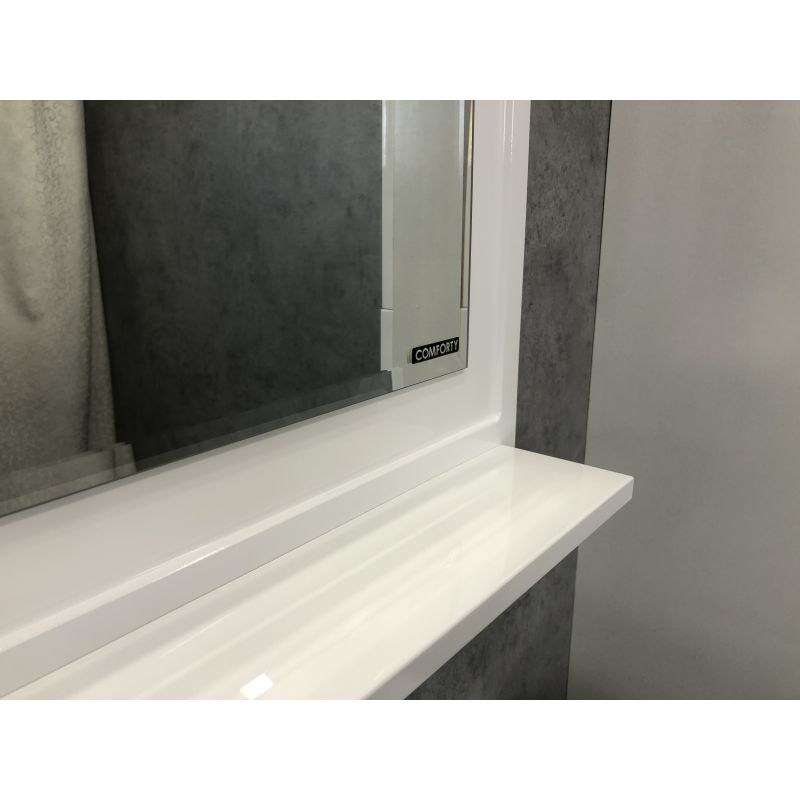 Зеркало Comforty "Феррара-100" 00004147993 белый глянец