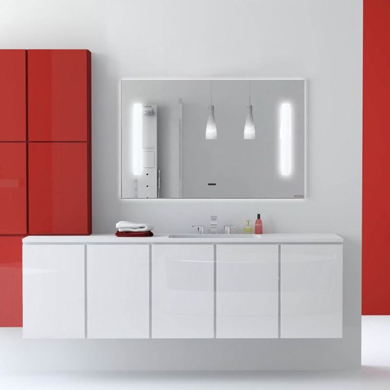 Зеркало Comforty Жасмин-120 00-00013783 LED-подсветка, бесконтактный сенсор 1200*650