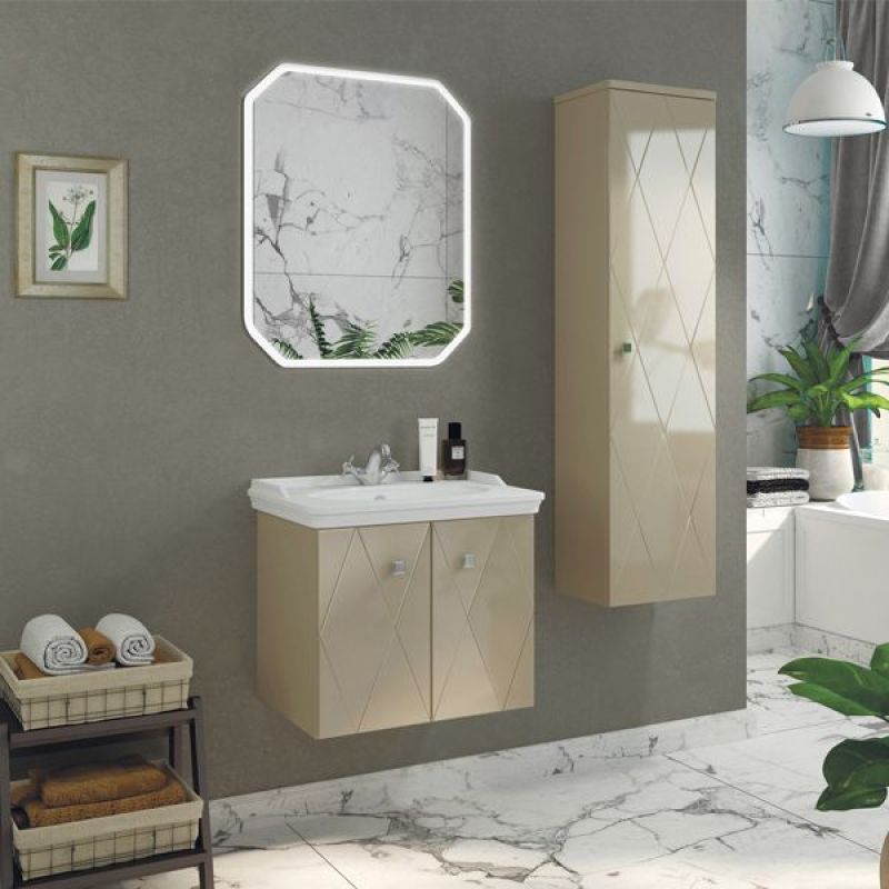 Зеркало Comforty Колеус-65 00-00005259 светодиодная подсветка, бесконтактный сенсор 800*650