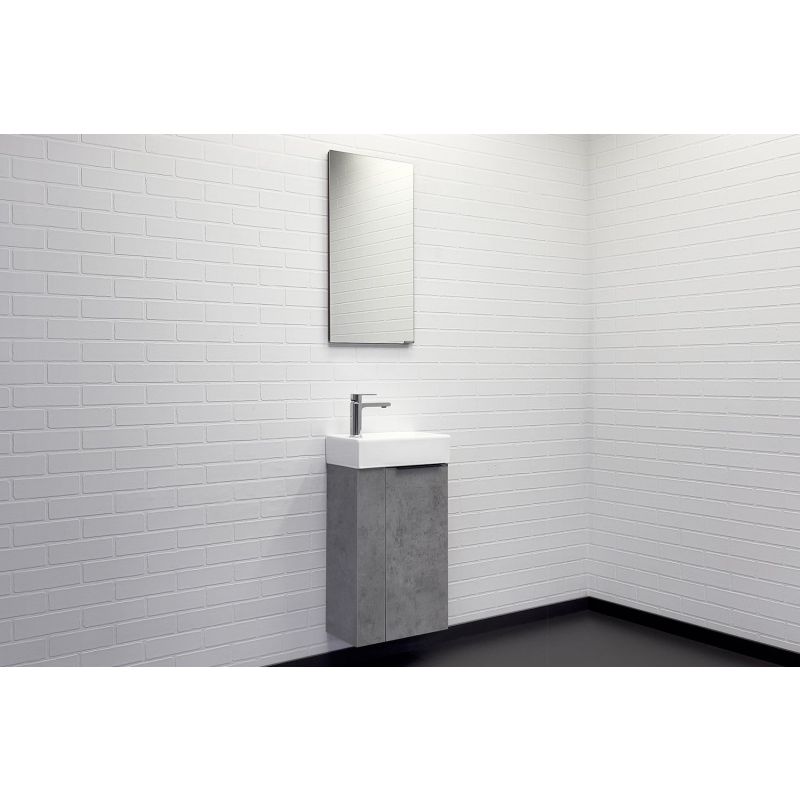 Зеркало Comforty Асти-40 00-00013528 бетон светлый