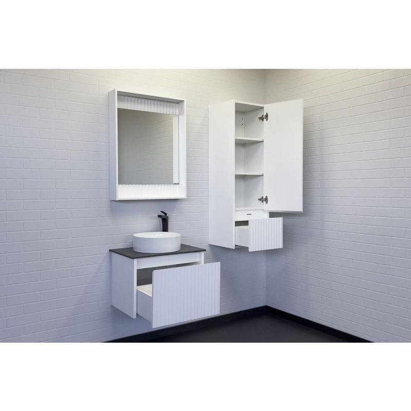 Зеркало Comforty Марсель-60 00-00001278 белое матовое с подсветкой