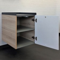 Тумба Comforty Таллин 40 00-00009968 подвесная Белый Дуб натуральный