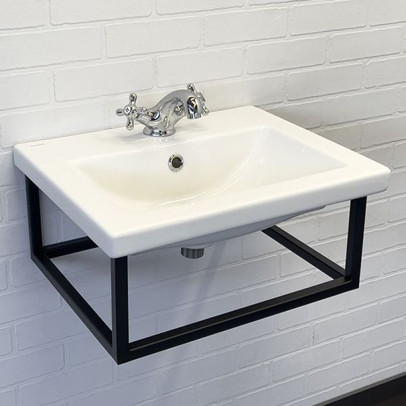 Консоль с раковиной Comforty  Como 50.5х40.5 00-00013448 черный муар