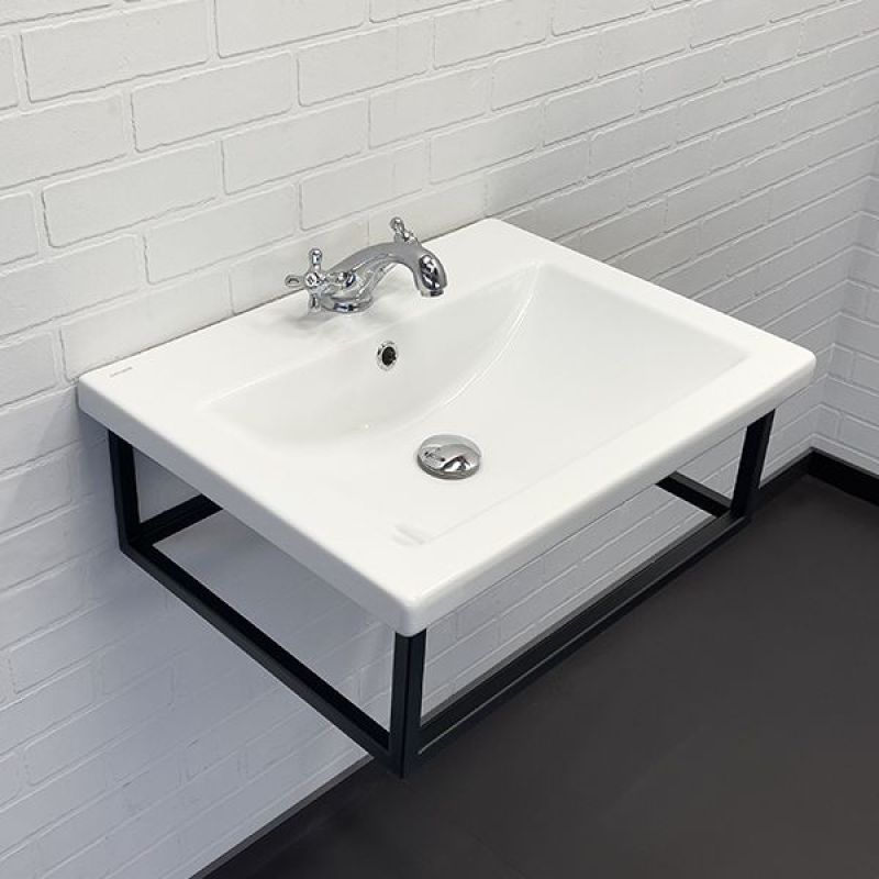 




Консоль с раковиной Como 60.5х45.5 00-00013449 черный муар