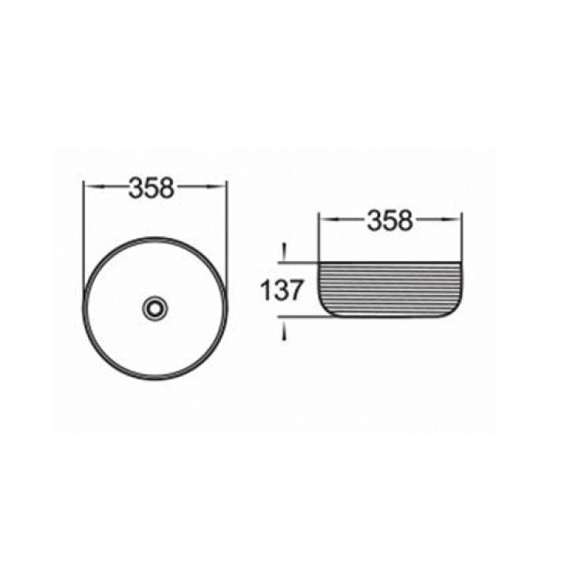 Раковина-чаша Comforty 35.8 102 00004148750 Белая