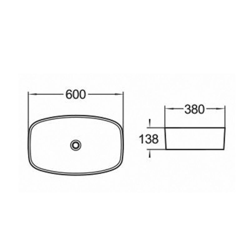 Раковина-чаша Comforty 60 78329 00004150363 Белая