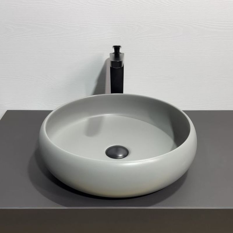 Раковина-чаша Comforty 415 114MH 00-00012229 Светло-серая матовая