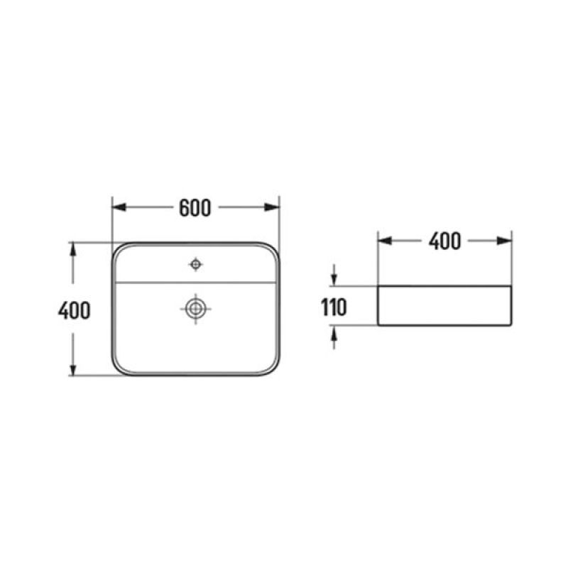 Раковина Comforty 60 78574-60 00-00012533 Белая