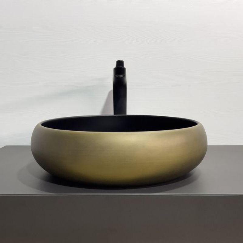 Раковина-чаша Comforty 41.5 78651 00-00012231 Бронза Черная