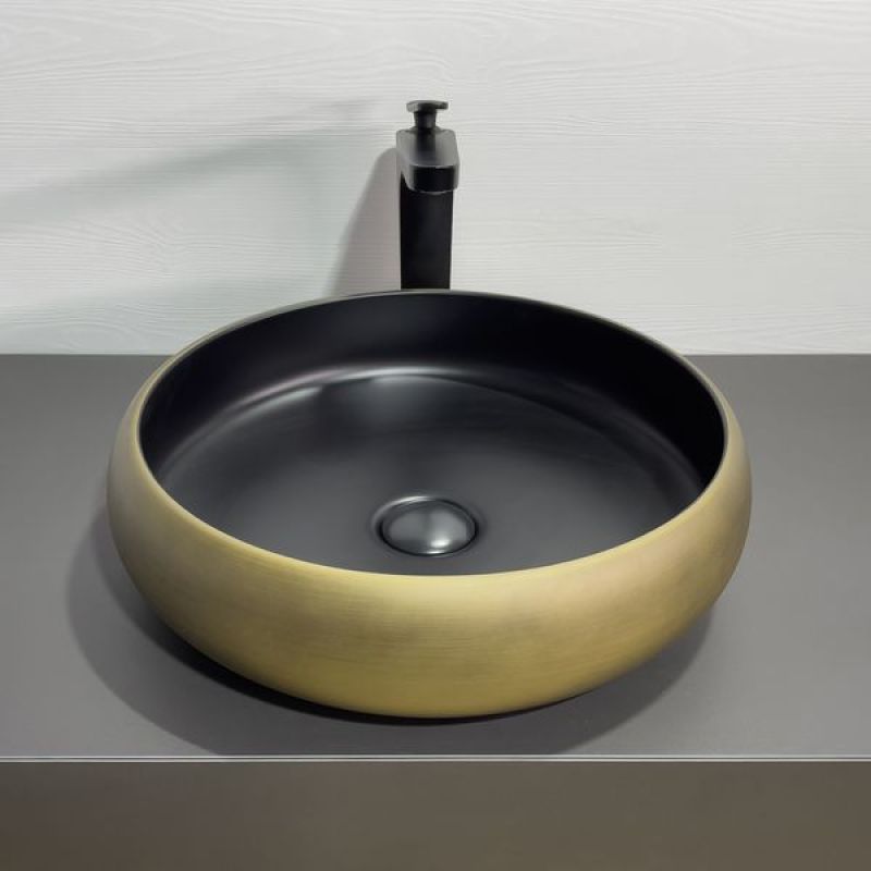 Раковина-чаша Comforty 41.5 78651 00-00012231 Бронза Черная