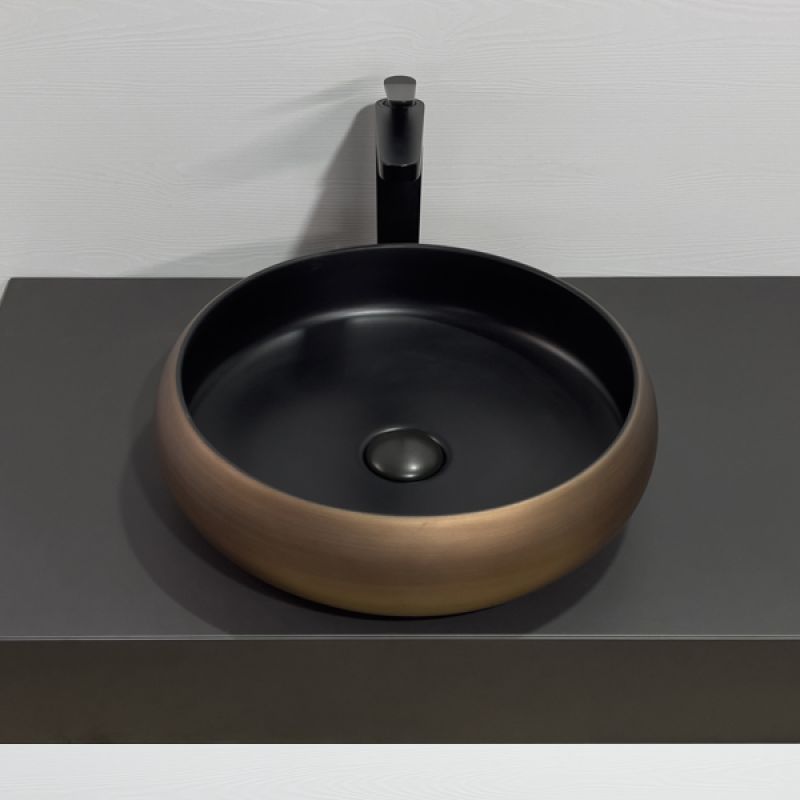 Раковина-чаша Comforty 41.5 78650 00-00012230 Медь Черная