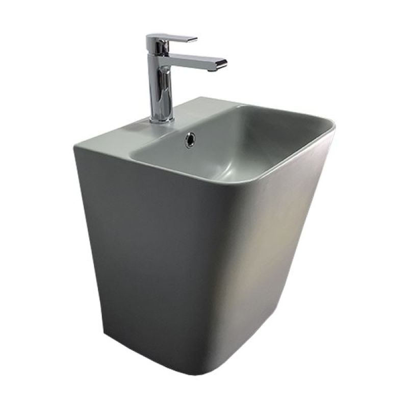 Раковина подвесная Comforty 500QMH 00-00012241 светло-серый матовый 