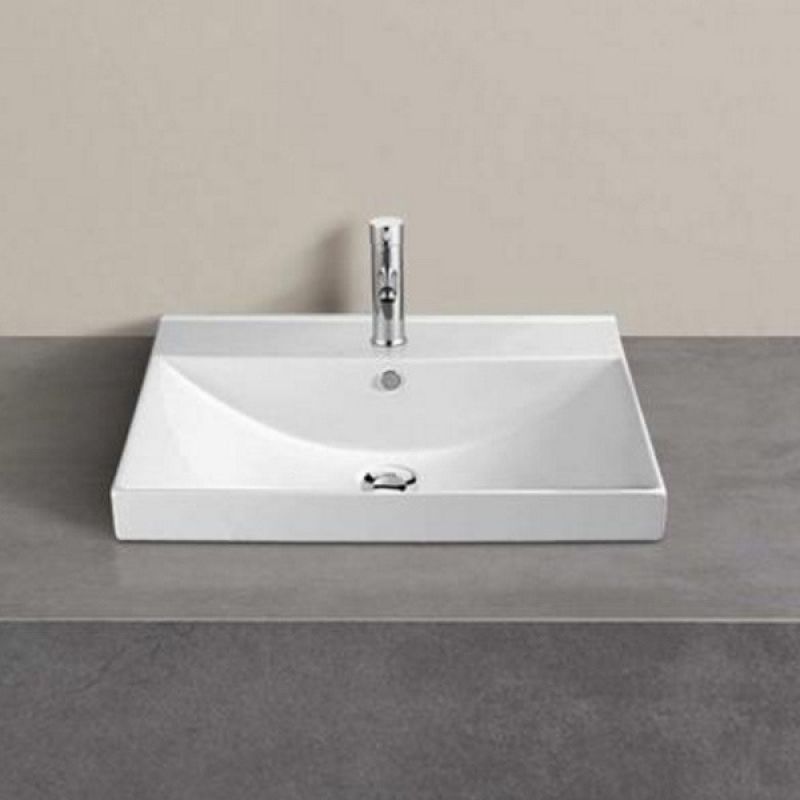 Тумба с раковиной Comforty "Дублин-60" 00004137134 белый глянец с раковиной Comforty 8056