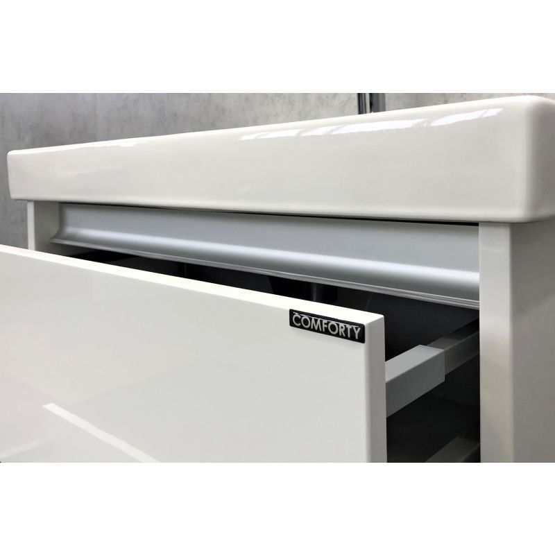 Тумба с раковиной Comforty "Дублин-75" 00004137103 белый глянец с раковиной Comforty 8057