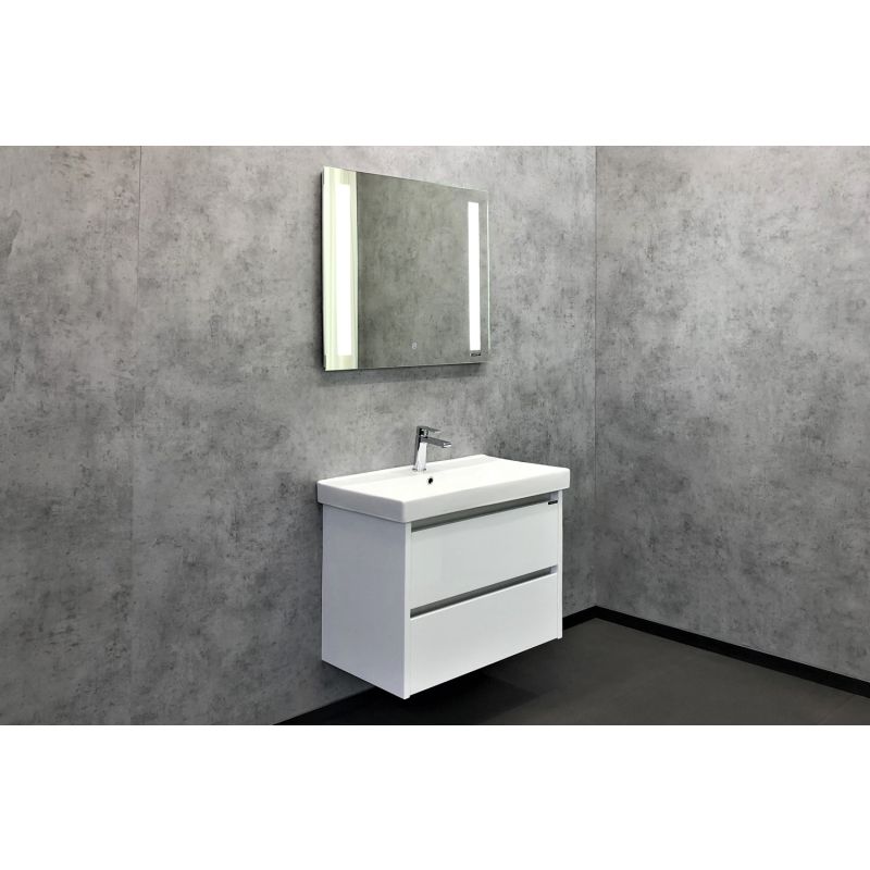 Тумба с раковиной Comforty "Дублин-75" 00004137103 белый глянец с раковиной Comforty 8057