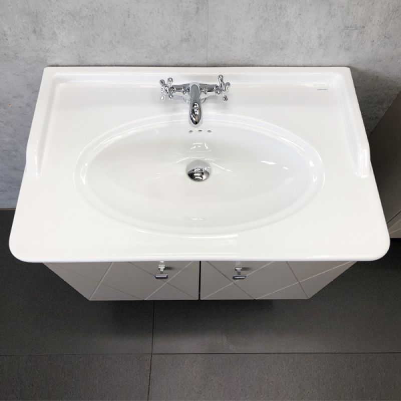 Тумба с раковиной Comforty "Кремона-80" 00-00001040 латте с раковиной 50180